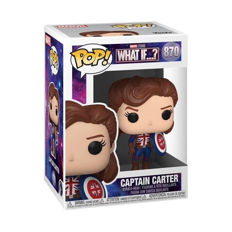 Funko POP! Marvel: What If – Captain Carter hinta ja tiedot | Pelien oheistuotteet | hobbyhall.fi