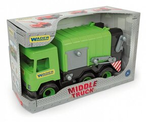 Green Middle Truck jäteauto laatikossa hinta ja tiedot | Wader Lapset | hobbyhall.fi