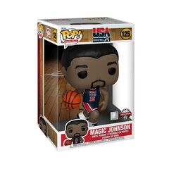 Funko Pop! Jumbo: USA Koripallo - Magic Johnson (1992 Team USA Navy Uni) (Erikoispainos) #125 Vinyyli Kuva (10) hinta ja tiedot | Pelien oheistuotteet | hobbyhall.fi