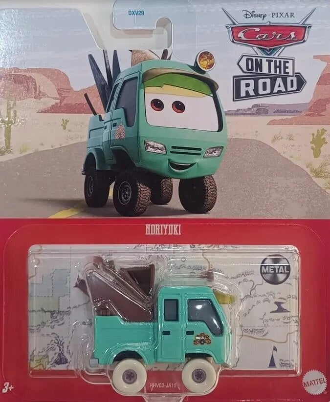 Mattel Disney Pixar: Autot tiellä - Noriyuki (HHV03) hinta ja tiedot | Poikien lelut | hobbyhall.fi