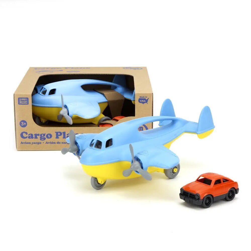 Green toys: Cargo Plane - Sininen (CRGB-1399) hinta ja tiedot | Poikien lelut | hobbyhall.fi