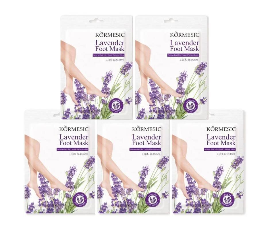 Laventeli jalkanaamio, 35ml (5 paria) hinta ja tiedot | Vartalovoiteet ja -emulsiot | hobbyhall.fi