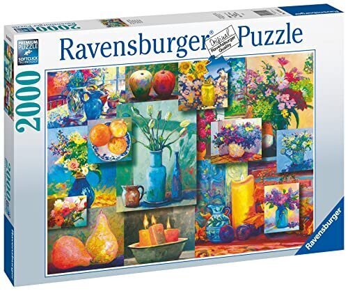 Ravensburger Still Life Beauty 2000 Piece Jigsaw Palapeli aikuisille ja 12 -vuotiaille lapsille hinta ja tiedot | Palapelit | hobbyhall.fi