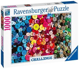 Ravensburger Puzzle Challenge Buttons 1000p 16563 hinta ja tiedot | Palapelit | hobbyhall.fi