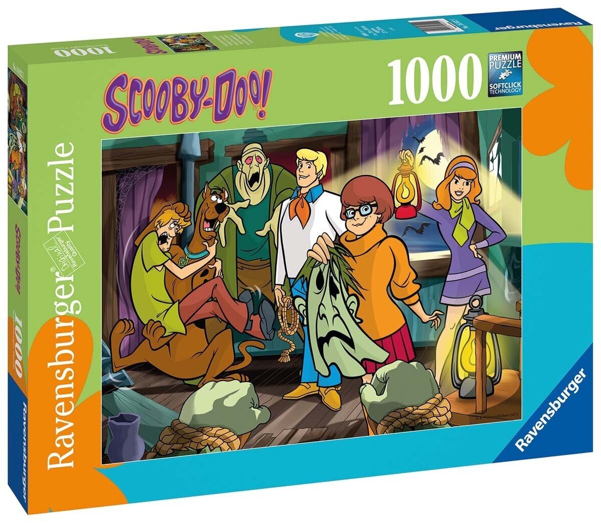 Ravensburger Puzzle Scooby Doo paljastaa 1000kpl 16922 hinta ja tiedot | Palapelit | hobbyhall.fi