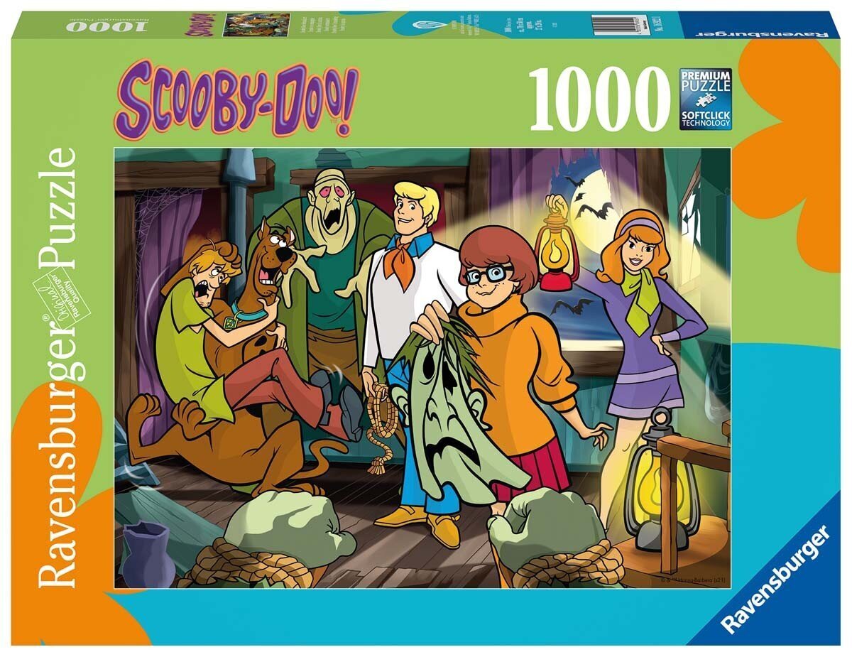 Ravensburger Puzzle Scooby Doo paljastaa 1000kpl 16922 hinta ja tiedot | Palapelit | hobbyhall.fi