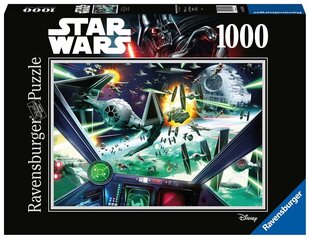 Ravensburger Puzzle Star Wars: X-Wing-ohjaamo 1000p 16919 hinta ja tiedot | Palapelit | hobbyhall.fi