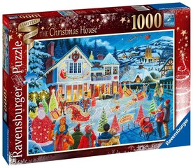 Ravensburger Palapeli Joulutalo 1000p 16849 hinta ja tiedot | Palapelit | hobbyhall.fi