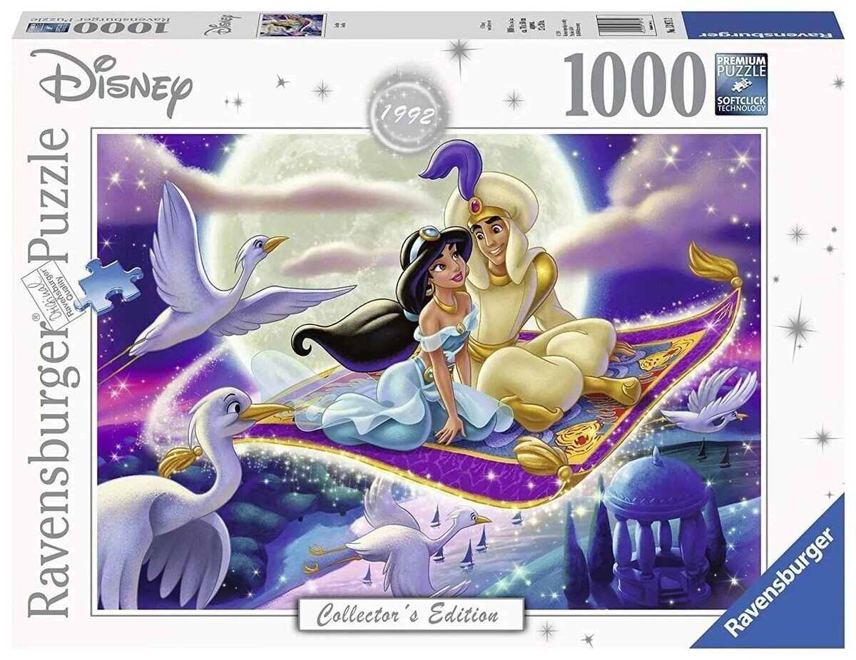 Ravensburger Puzzle Aladdin 1000p 13971 hinta ja tiedot | Palapelit | hobbyhall.fi