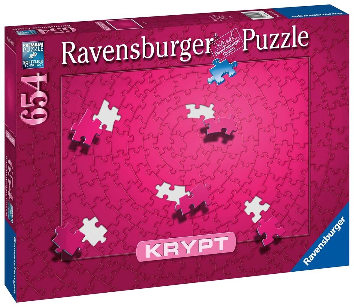 Puzzle 654 osaa Vaaleanpunainen krypta hinta ja tiedot | Palapelit | hobbyhall.fi