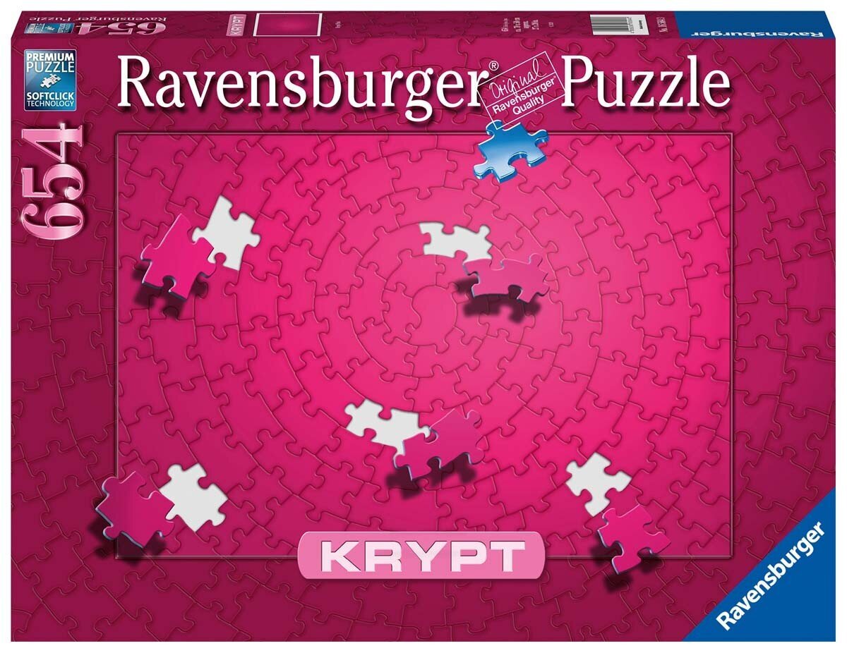 Puzzle 654 osaa Vaaleanpunainen krypta hinta ja tiedot | Palapelit | hobbyhall.fi