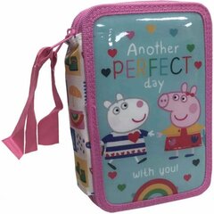 Pepa Pig kolminkertainen penaali hinta ja tiedot | Penaalit | hobbyhall.fi