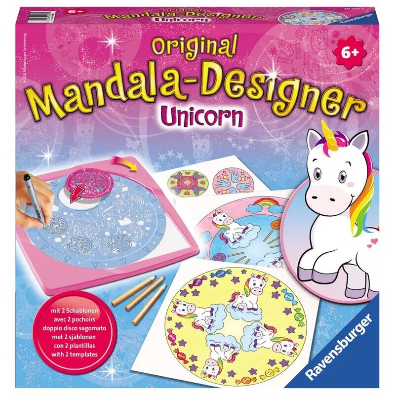 Unicorns Mandala peli hinta ja tiedot | Taide- ja askartelutarvikkeet | hobbyhall.fi