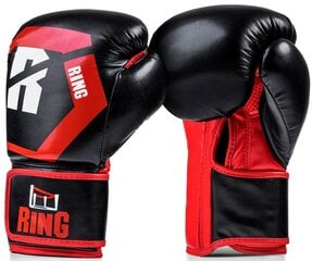Nyrkkeilyhanskat Ring Battle (RR-25) 14 oz, musta/punainen hinta ja tiedot | Kamppailulajit | hobbyhall.fi