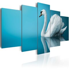 Kuva - A swan in blue hinta ja tiedot | Taulut | hobbyhall.fi