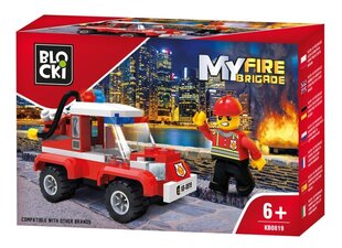 Rakentaja Blocki MyFireBrigade Sammutusauto KB0819, 84 kpl hinta ja tiedot | LEGOT ja rakennuslelut | hobbyhall.fi