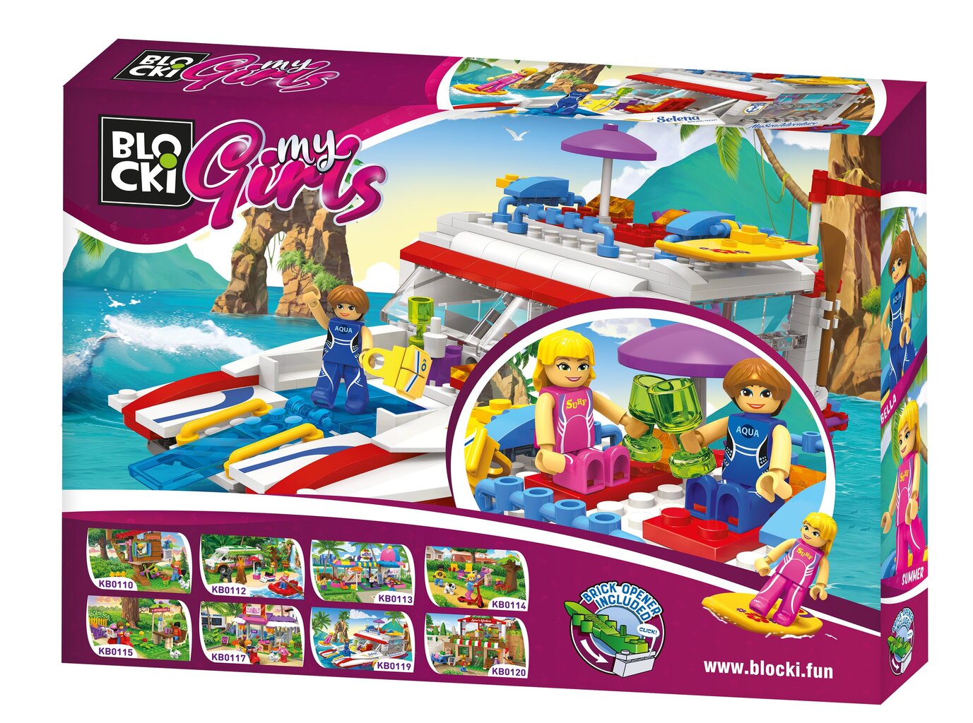 Rakennussetti Blocki MyGirls Adventures in the Sea, KB0119, 413 kpl hinta ja tiedot | LEGOT ja rakennuslelut | hobbyhall.fi