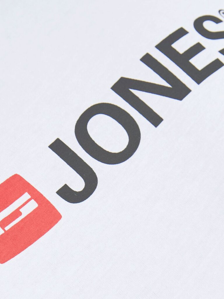 JACK & JONES miesten t-paita 12184987*02, valkoinen hinta ja tiedot | Miesten T-paidat | hobbyhall.fi