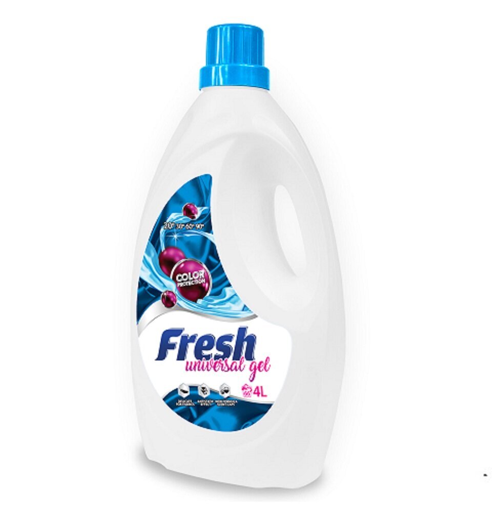 FRESH UNIVERSAL GEL 4L/66 pesuaine hinta ja tiedot | Pyykinpesuaineet | hobbyhall.fi