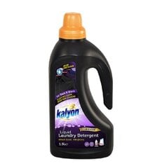 Nestemäinen pesuaine KALYON DARK&BLACK, 1,5 l hinta ja tiedot | Pyykinpesuaineet | hobbyhall.fi