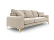 Kolmen istuttava sohva Mazzini Sofas Madara 222 cm, beige hinta ja tiedot | Sohvat ja vuodesohvat | hobbyhall.fi