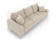 Kolmen istuttava sohva Mazzini Sofas Madara 222 cm, beige hinta ja tiedot | Sohvat ja vuodesohvat | hobbyhall.fi