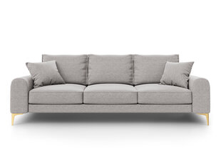 Kolmen hengen sohva Mazzini Sofas Madara, 222 cm, harmaa hinta ja tiedot | Sohvat ja vuodesohvat | hobbyhall.fi