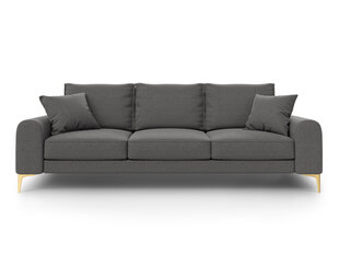 Kolmen hengen sohva Mazzini Sofas Madara, 222 cm, harmaa hinta ja tiedot | Sohvat ja vuodesohvat | hobbyhall.fi