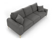 Kolmen hengen sohva Mazzini Sofas Madara 237cm, harmaa hinta ja tiedot | Sohvat ja vuodesohvat | hobbyhall.fi