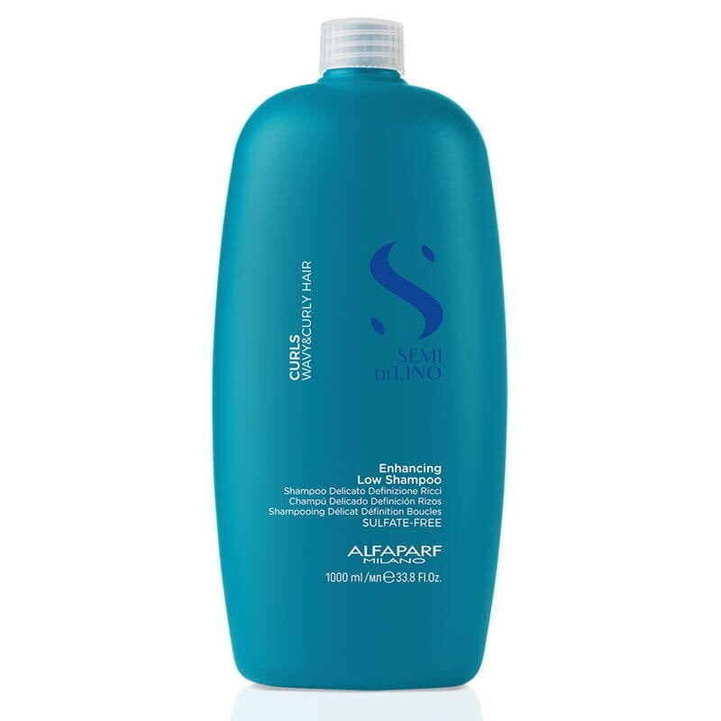 Shampoo kiharille hiuksille Alfaparf Milano Semi Di Lino Curls, 1 l hinta ja tiedot | Shampoot | hobbyhall.fi