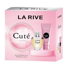 Setti naisille: La Rive Cute Woman EDP 100 ml + suihkugeeli 100 ml hinta ja tiedot | Naisten hajuvedet | hobbyhall.fi