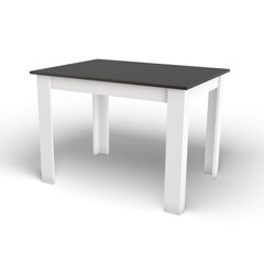 Pöytä Leobert NP, musta/valkoinen hinta ja tiedot | Ruokapöydät | hobbyhall.fi