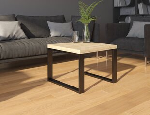 Sohvapöytä Moarti, 60x60cm, ruskea/musta hinta ja tiedot | Sohvapöydät | hobbyhall.fi