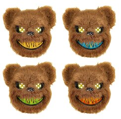 Naamio Halloween Bear LED-valolla hinta ja tiedot | Naamiaisasut | hobbyhall.fi