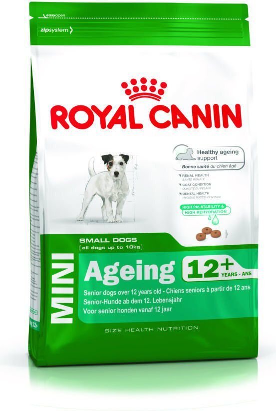 Royal Canin Mini Ageing 12+ vanhemmille koirille, 0,8 kg. hinta ja tiedot | Koiran kuivaruoka | hobbyhall.fi