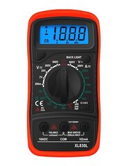 Multimeter Xl830L + 2 Anturia, Punainen hinta ja tiedot | Käsityökalut | hobbyhall.fi