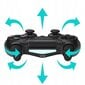 PS4 PAD Doubleschock -ohjain Playstation 4 PRO/Slim hinta ja tiedot | Pelikonsolitarvikkeet | hobbyhall.fi