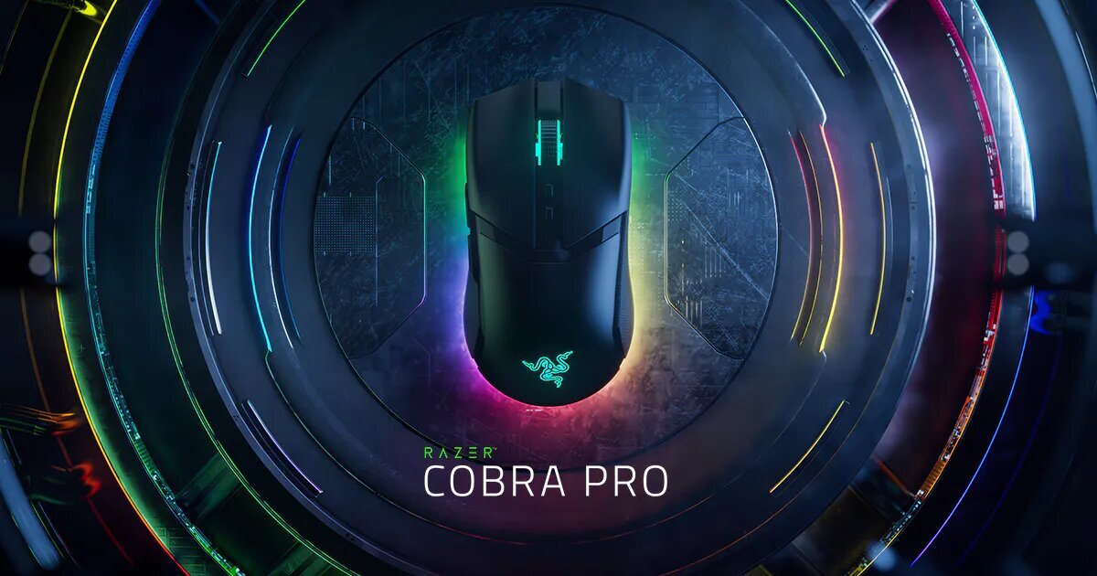 Razer Cobra Pro, black - Wireless mouse hinta ja tiedot | Hiiret | hobbyhall.fi