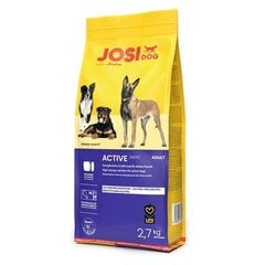 Josera JosiDog Active aktiivisille koirille siipikarjan kanssa, 2,7 kg hinta ja tiedot | Josera Lemmikit | hobbyhall.fi