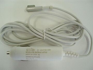 Kannettavan tietokoneen autolaturi APPLE 12V, 60W: 16.5V, 3.65A hinta ja tiedot | Kannettavien tietokoneiden laturit | hobbyhall.fi