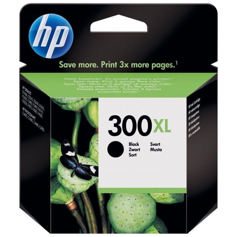 Alkuperäinen mustepatruuna HP 300XL (CC641EE) Black 600 lk (12ml) hinta ja tiedot | Mustekasetit | hobbyhall.fi