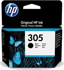 Alkuperäinen mustepatruuna HP 305 (3YM61AE) Black 120 lk hinta ja tiedot | Mustekasetit | hobbyhall.fi