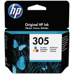 Alkuperäinen mustepatruuna HP 305 (3YM60AE) TriColor 100 lk hinta ja tiedot | Mustekasetit | hobbyhall.fi