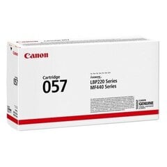 Alkuperäinen Canon 057 (3009C002) Black 3.100 lk hinta ja tiedot | Mustekasetit | hobbyhall.fi