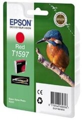 Epson T1597 (C13T15974010), punainen Värikasetti hinta ja tiedot | Mustekasetit | hobbyhall.fi
