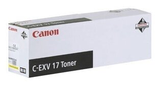 Canon Toner C-EXV 17 Yellow (0259B002) hinta ja tiedot | Laserkasetit | hobbyhall.fi