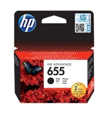 HP Ink No.655 Black (CZ109AE) hinta ja tiedot | Mustekasetit | hobbyhall.fi