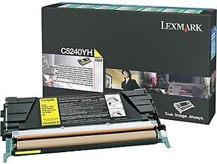 Lexmark Cartridge Yellow 5k (C5240YH) hinta ja tiedot | Mustekasetit | hobbyhall.fi