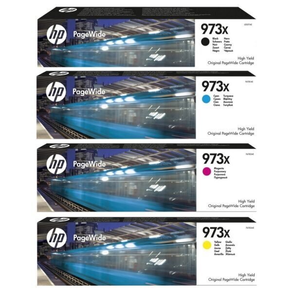 Alkuperäinen Tintide HP 973X (BK/C/M/Y) hinta ja tiedot | Mustekasetit | hobbyhall.fi