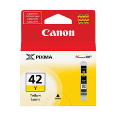 Alkuperäinen mustepatruuna Canon CLI-42 Yellow 13ml hinta ja tiedot | Mustekasetit | hobbyhall.fi